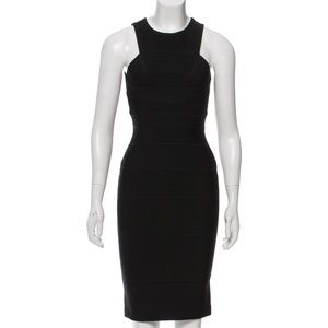 Herve Leger Sleeveless Bandage Dress (Size XXS)